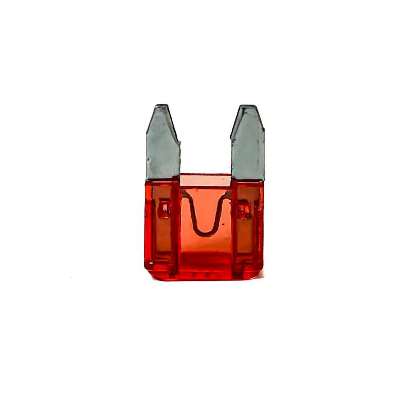 FUSIBLE MINIFICHA EN BLISTER POR 10 UNIDADES 10 AMPER