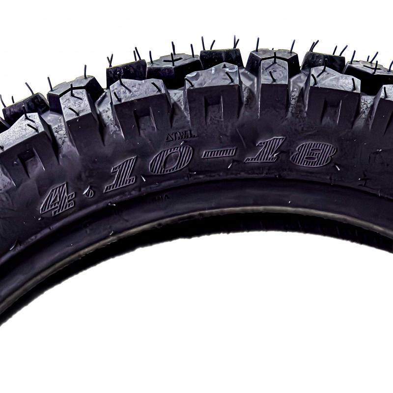 NEUMATICO PARA MOTO APLICACIÓN TRASERA MIKI013-4.10R18 PARA CAMARA