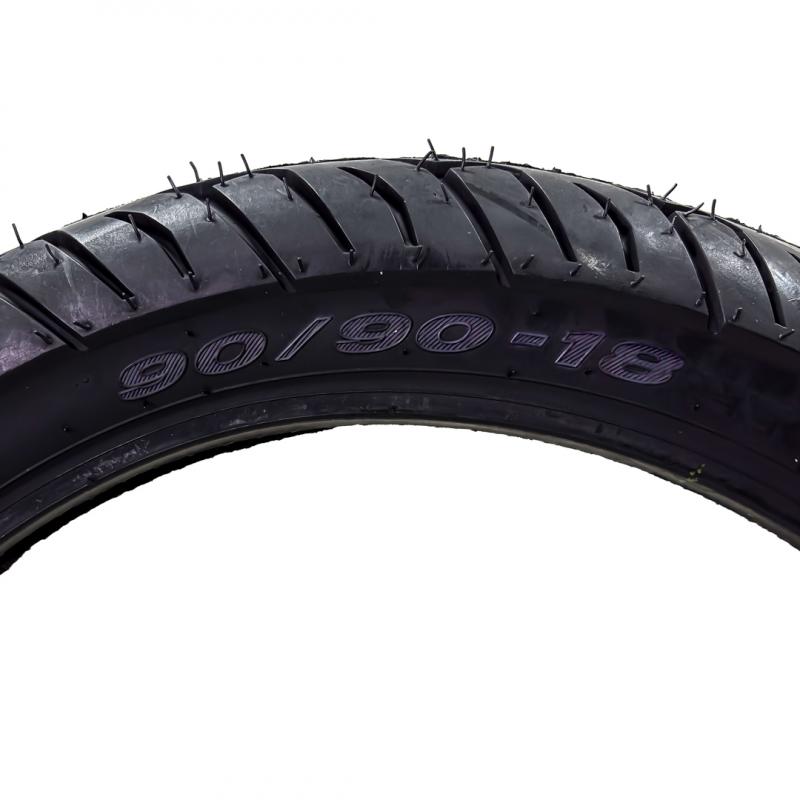 NEUMATICO PARA MOTO APLICACIÓN TRASERA MIKI035-90.90R18 PARA CAMARA