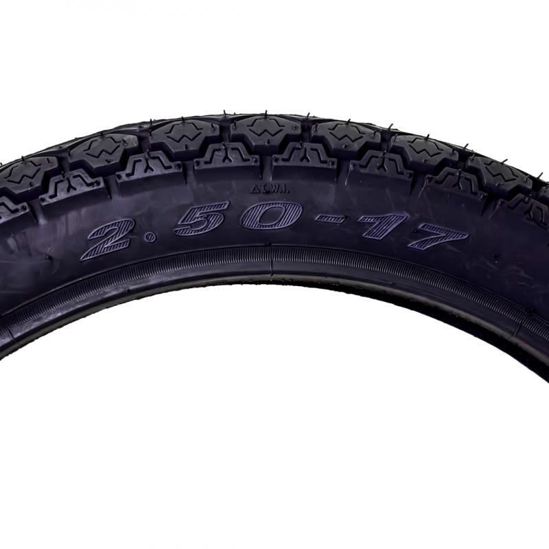 NEUMATICO PARA MOTO APLICACIÓN DELANTERA MIKI105-2.50R17 PARA CAMARA