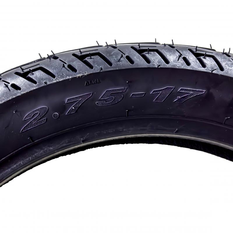 NEUMATICO PARA MOTO APLICACIÓN DELANTERA MIKI071-2.75R17 PARA CAMARA