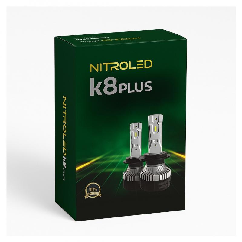 KIT DE LED K8 PLUS PREMIUM SUPER CANBUS ALTA GAMA - 60000 LUMENS