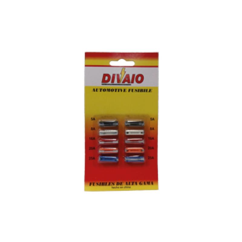 FUSIBLE CERAMICO EN BLISTER POR 10 UNIDADES SURTIDO