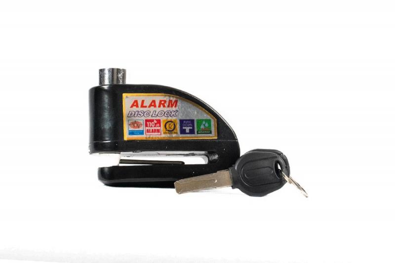 TRABA DISCO DE MOTO CON ALARMA                      DOS LLAVES - NEGRO