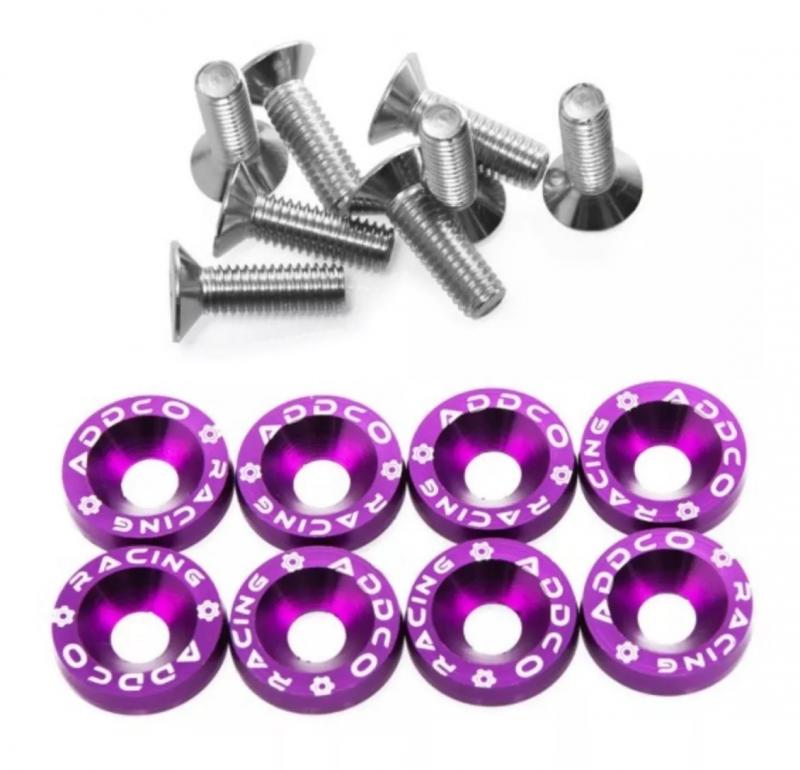 VIOLETA JUEGO X 8  PIEZAS