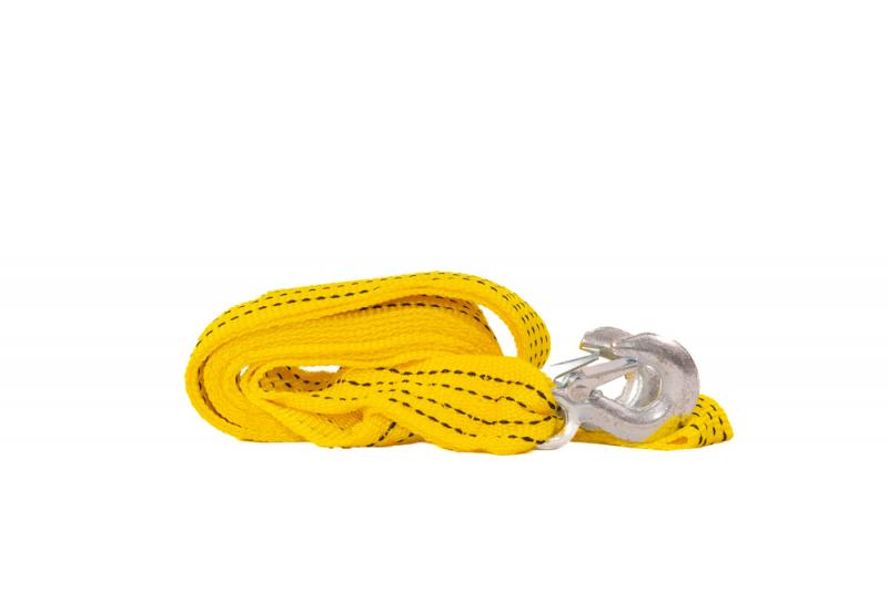 SOGA DE REMOLQUE CON GANCHOS METALICOS 2 TON