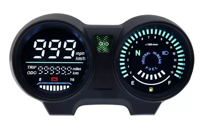 TABLERO MOTO DIGITAL - tablero universal para rx150 - Tital 150 - cg 150 y Br