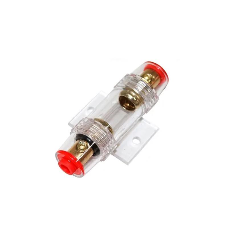 fFICHA DE AUDIO-ZOCALO PORTA FUSIBLES DE POTENCIA, PLATA NIKELADA