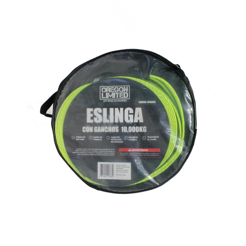 10 metros de largo x 7.5 cm de ancho capacidad de remolque 10000 kgs