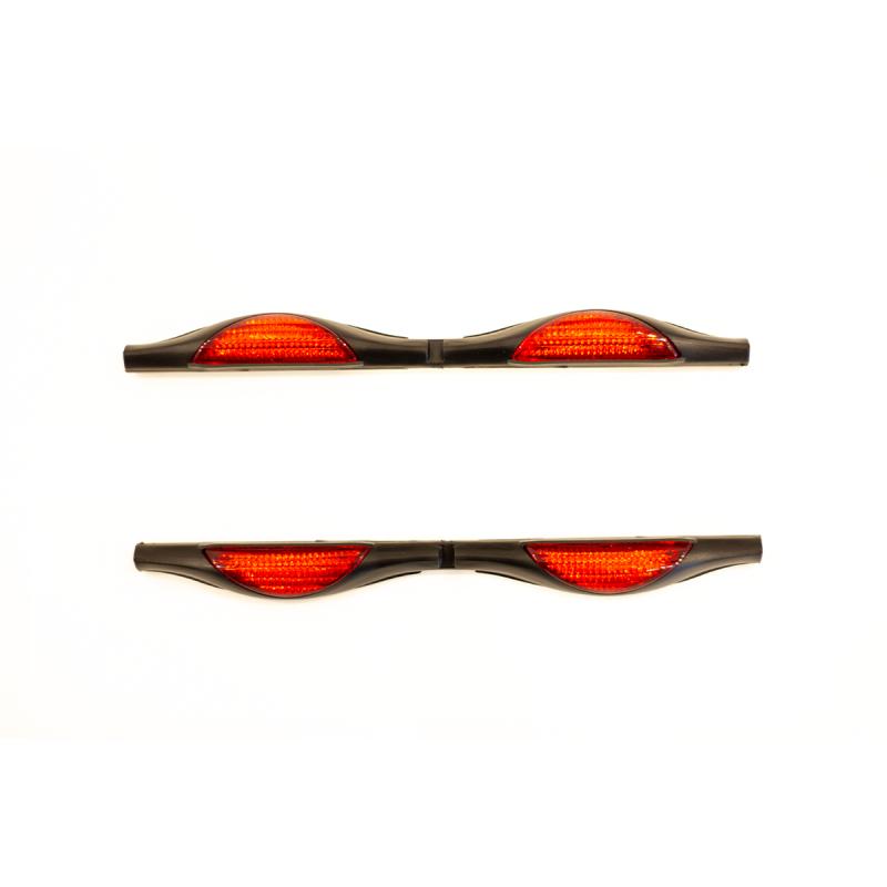 JUEGO DE PROTECTOR DE PUERTA ROJO (2 PIEZAS)