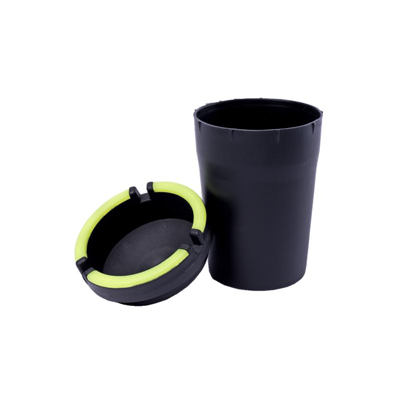 DISPLAY DE CENICEROS DE PVC CON BORDE FLUORESECENTE X 12 UNIDADES