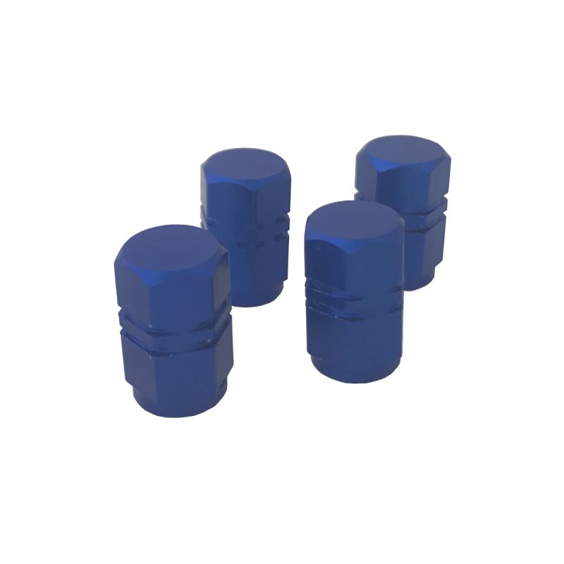 JUEGO DE TAPITAS  DE VALVULA DEPORTIVA METALIZADA 4 PCS