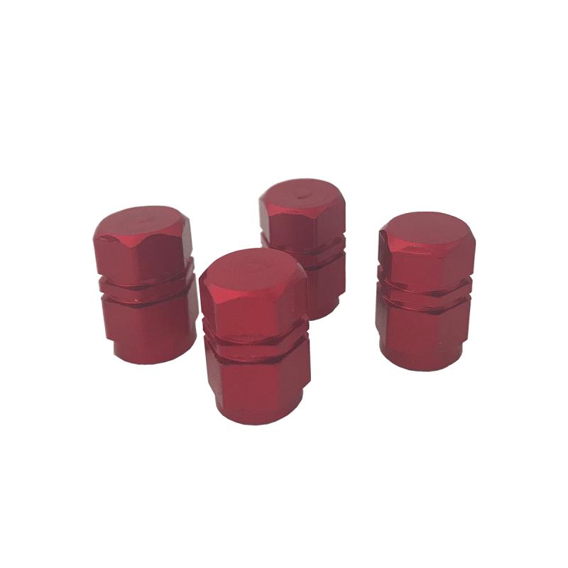 JUEGO DE TAPITAS  DE VALVULA DEPORTIVA METALIZADA 4 PCS