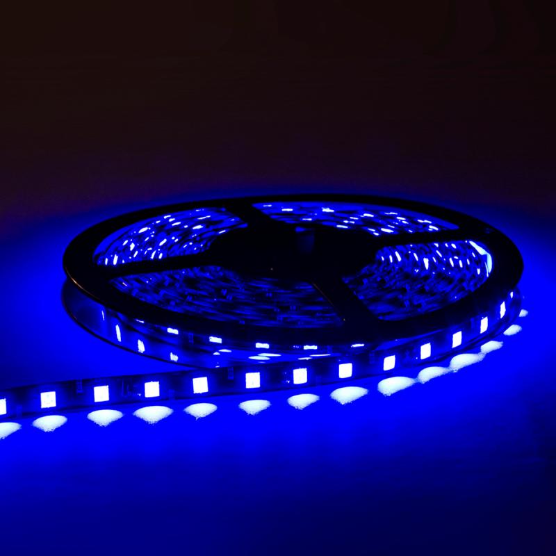 ROLLO DE LED (300 LED) 5 METROS 5050 - AZUL 12V