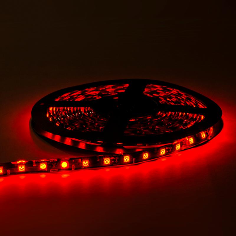 ROLLO DE LED (300 LED) 5 METROS 5050 - ROJO 24V