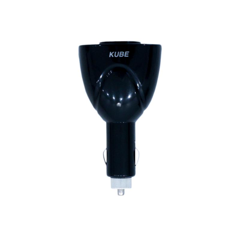 CARGADOR DOBLE USB + ENCENDEDOR 12V / 24V OUTPUT 5V 4200 MA 60 WATTS NEGRO
