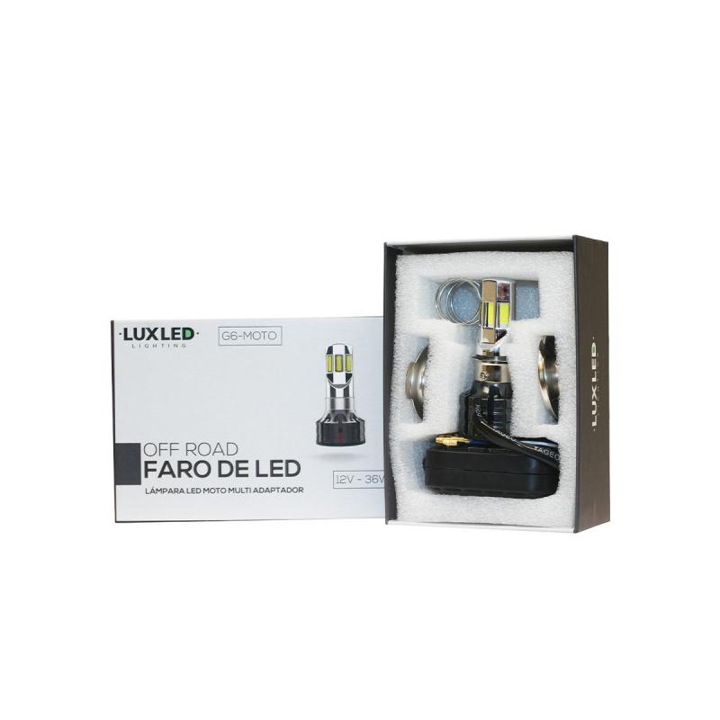 LAMPARA LED MOTO MULTI ADAPTADOR 12V 36W 22000 LUX