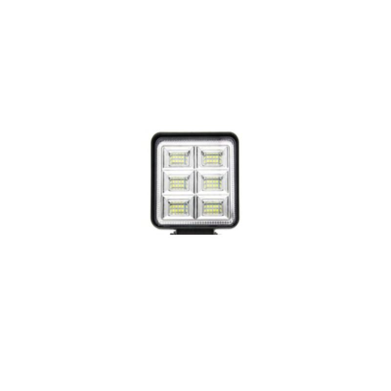 FARO DE LED CUADRADO - 36 LED 108W BLANCO 10X2X11CM