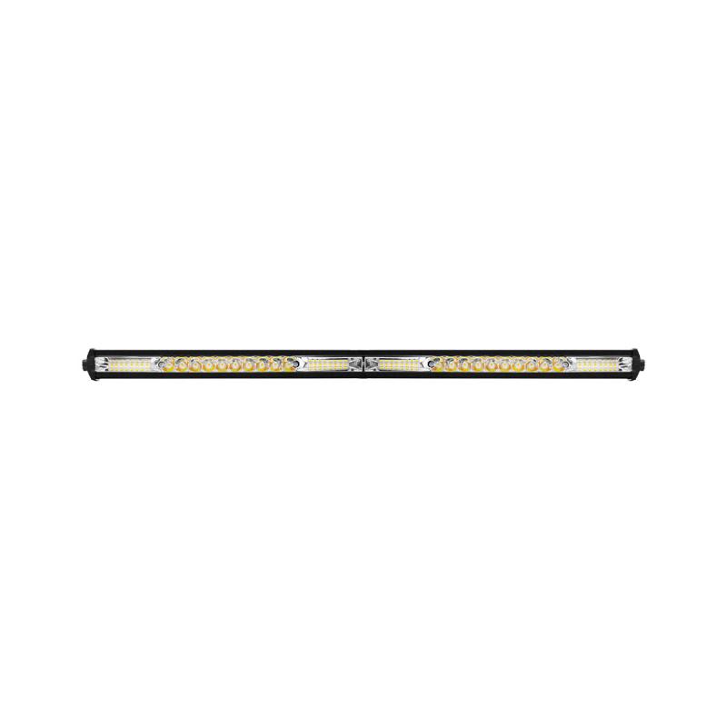 BARRA DE LED ULTRA SLIM 204 WATTS - 53 CM DE LARGO COLOR BLANCO Y AMBAR 12V/24V