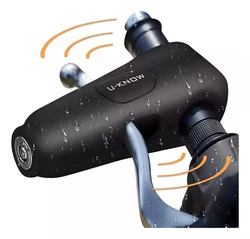 ALARMA PARA MOTO UNIVERSAL PARA FRENOS DE VOLANTE COLOR NEGRO