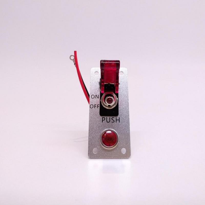 PANEL DE INTERRUPTOR DE PALANCA PARA AUTO DE CARRERAS VOLTAJE DE ENTRADA: 12V-24V