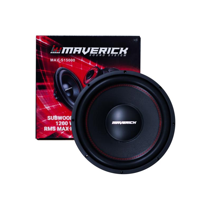 SUBWOOFER 15 DOBLE BOBINA 1200 WATTS RMS MAX POWER