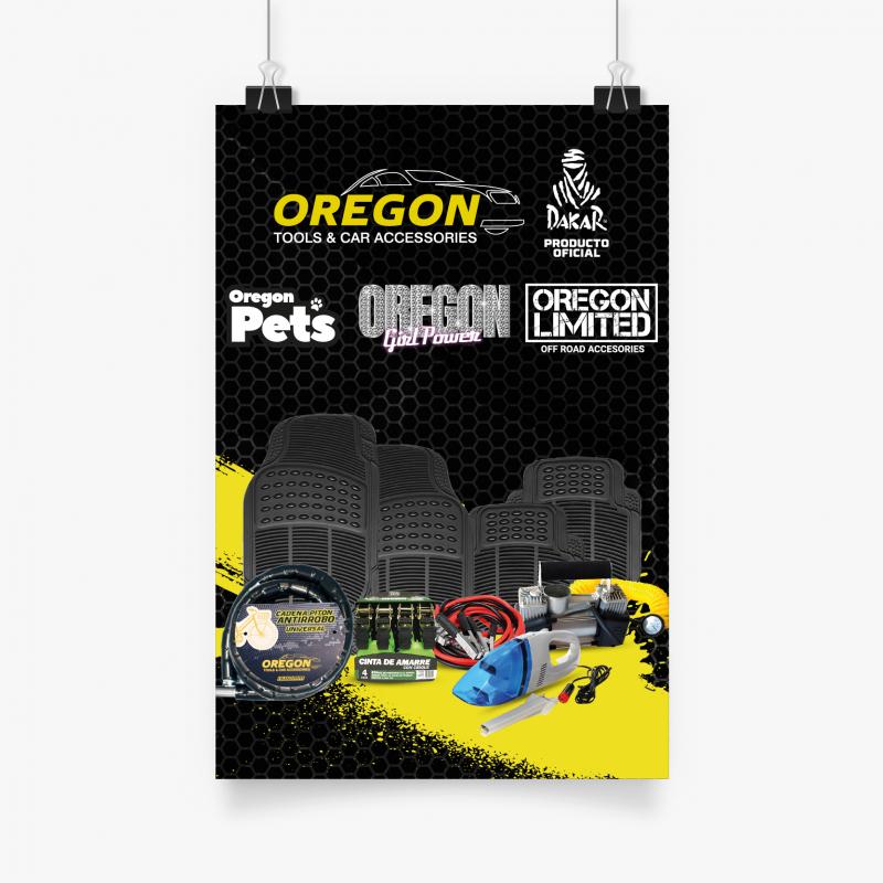 POSTER PUBLICITARIO MARCA OREGON