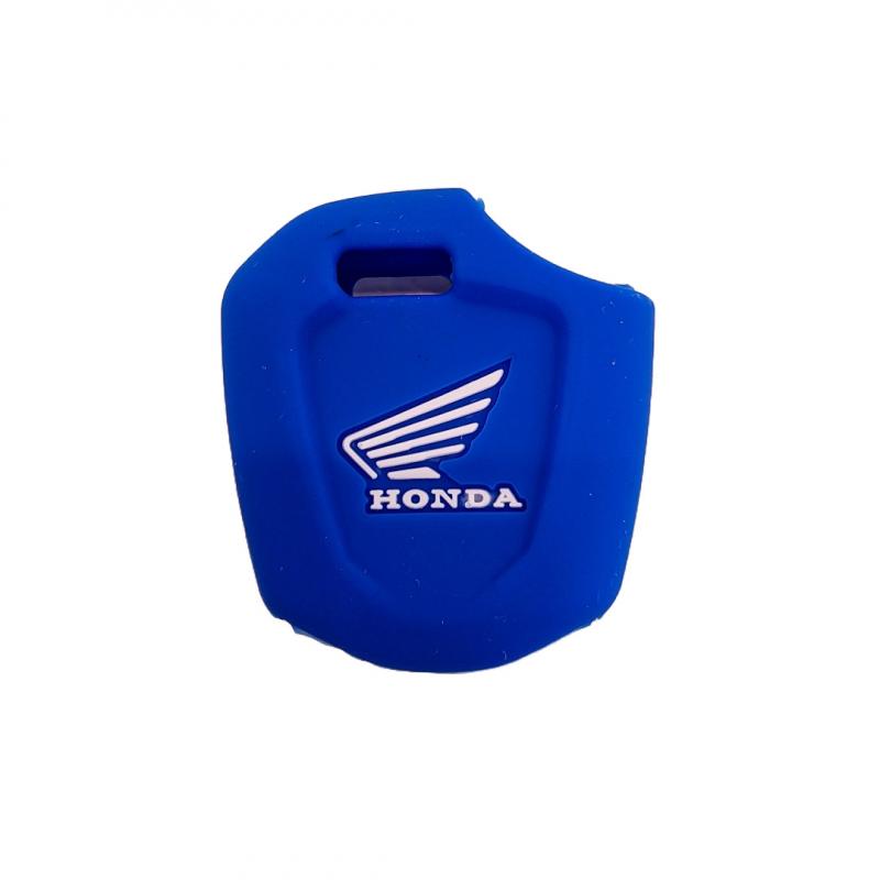 CUBRE LLAVE DE SILICONA HONDA MOTOS - COLOR AZUL