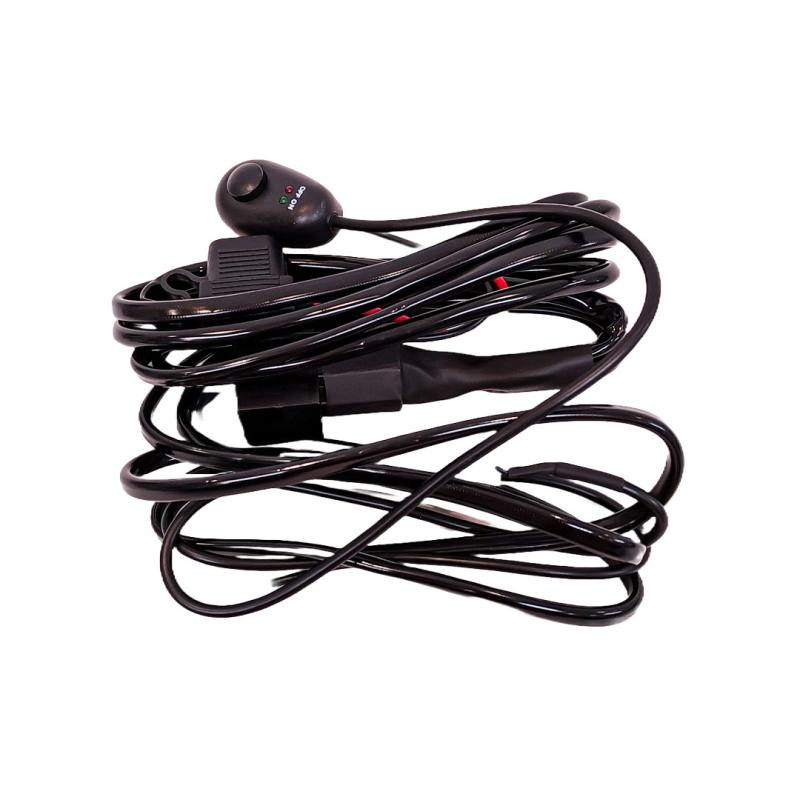 KIT DE CABLEADO DE INSTALACION PARA FAROS, BARRAS Y FAROS AUXILIARES POTENCIA HASTA 180W, CABLE DE 2 METROS CANTIDAD POR CAJA MASTER 70