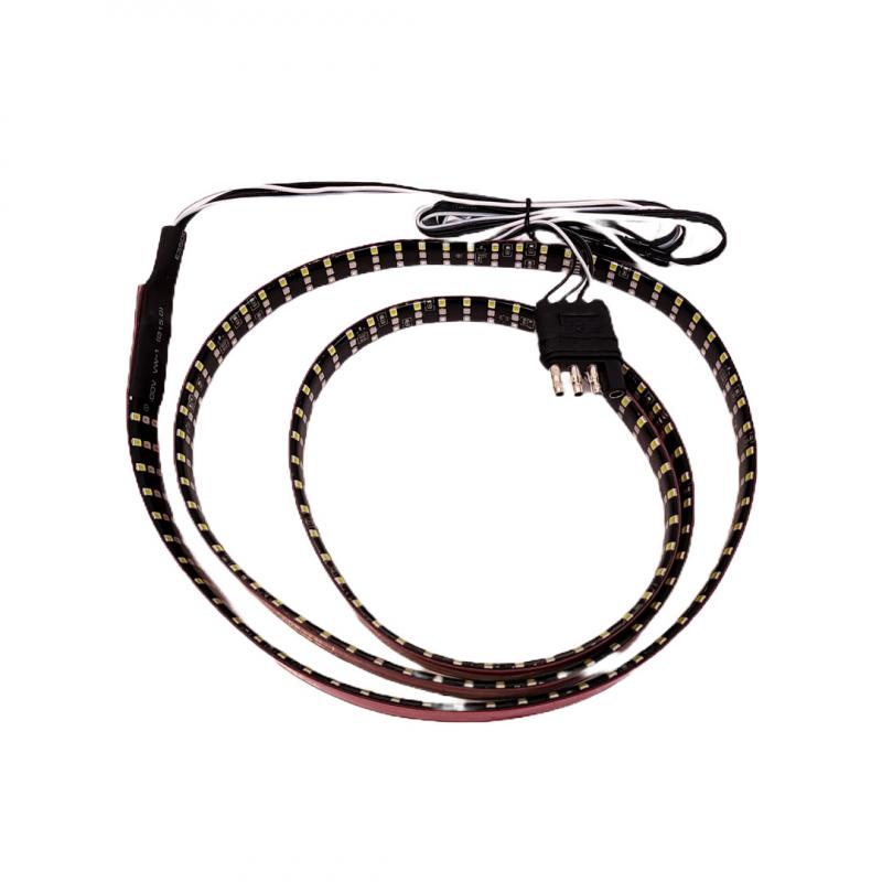 TIRA DE LED AUTOADHESIVA PREMIUM PARA SEÑALIZACION DRL COLOR ROJO 3 CHIP - 1,5M POSICIÓN/GIRO/STOP Y MARCHA ATRÁS