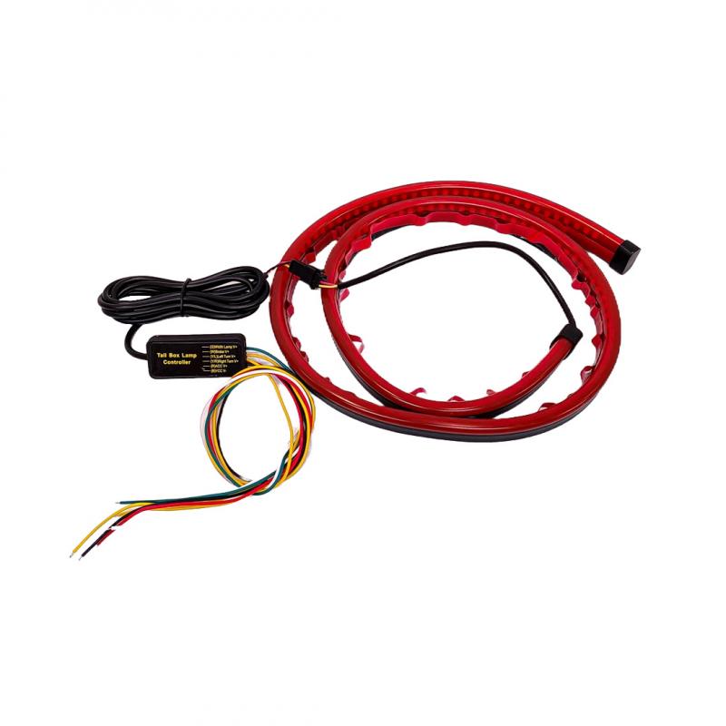 TIRA DE LED AUTOADHESIVA DE GOMA DRL ROJA PARA STOP Y MARCHA ATRÁS TRASERA 100 CM