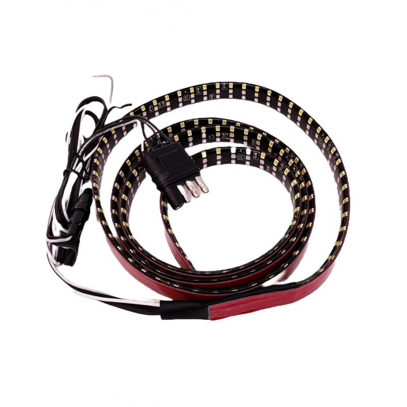 tIRA DE LED AUTOADHESIVA PREMIUM PARA SEÑALIZACION DRL COLOR ROJO FLECHA - 1,5M