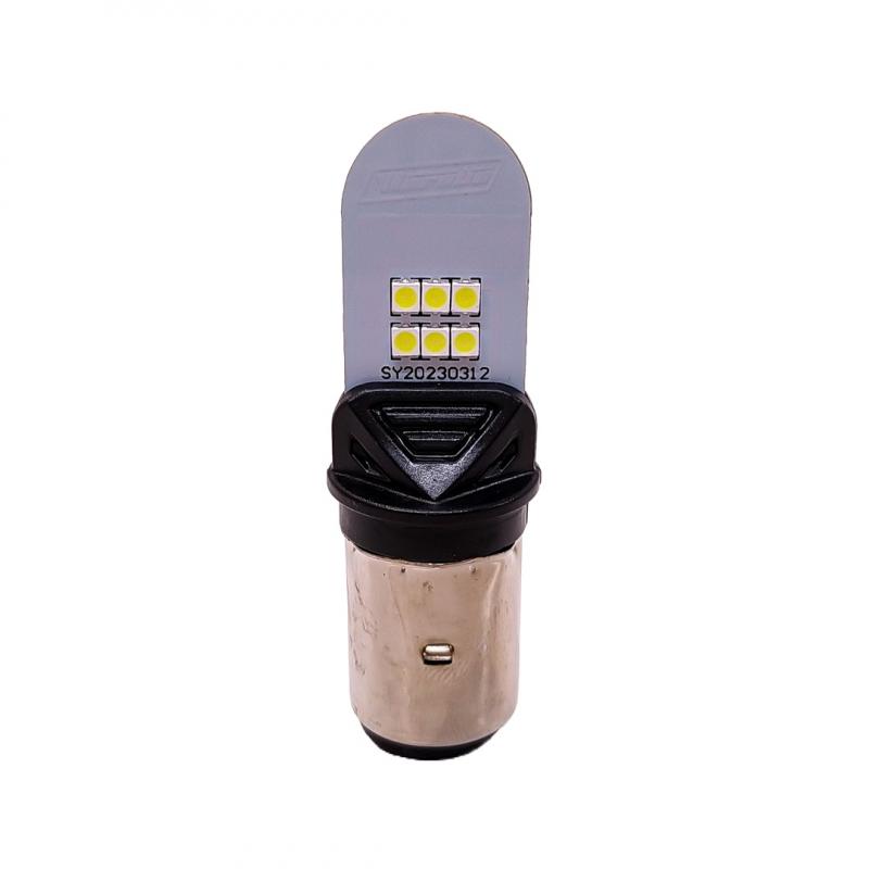 LAMPARA LED MOTO H6 CON 6 LED SMD 12V 10 WATTS