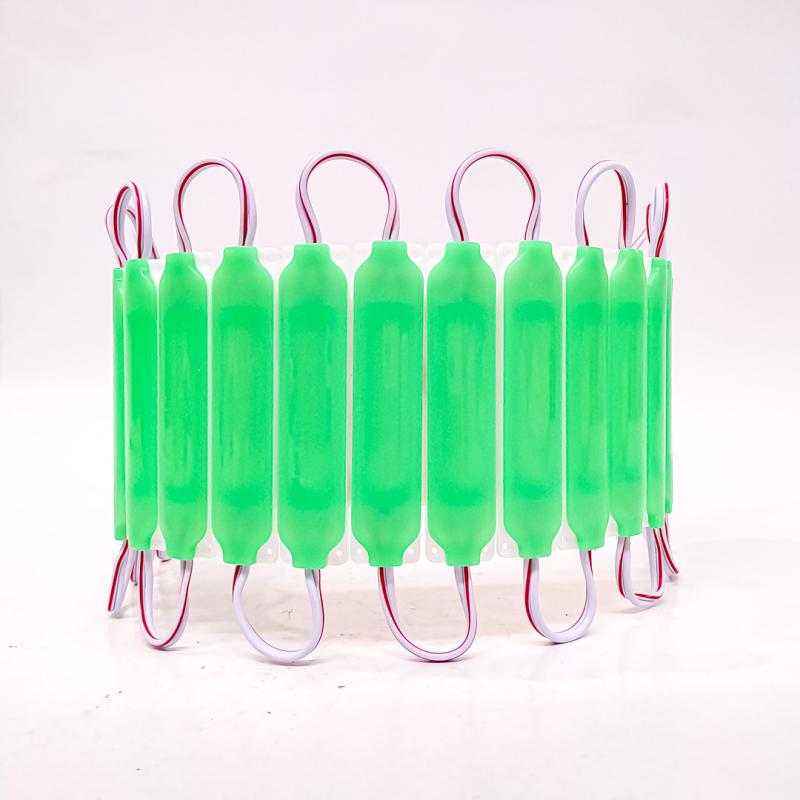 PLACA LED COB FUME AUTOADHESIVO 24V COLOR VERDE 7CM X 1,5CM