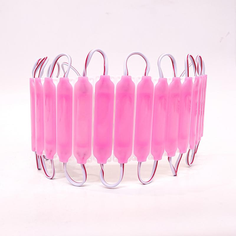 PLACA LED COB FUME AUTOADHESIVO 12V COLOR ROSA 7CM X 1,5CM