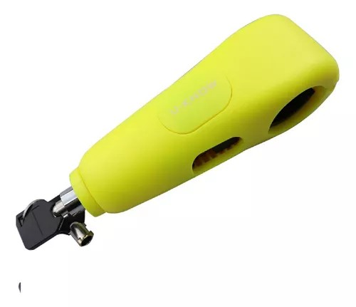 ALARMA PARA MOTO UNIVERSAL PARA FRENOS DE VOLANTE COLOR AMARILLO