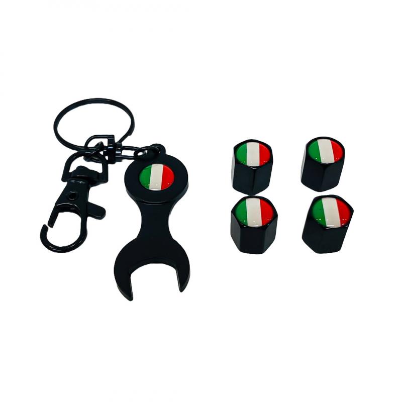 BANDERA ITALIA NEGRA