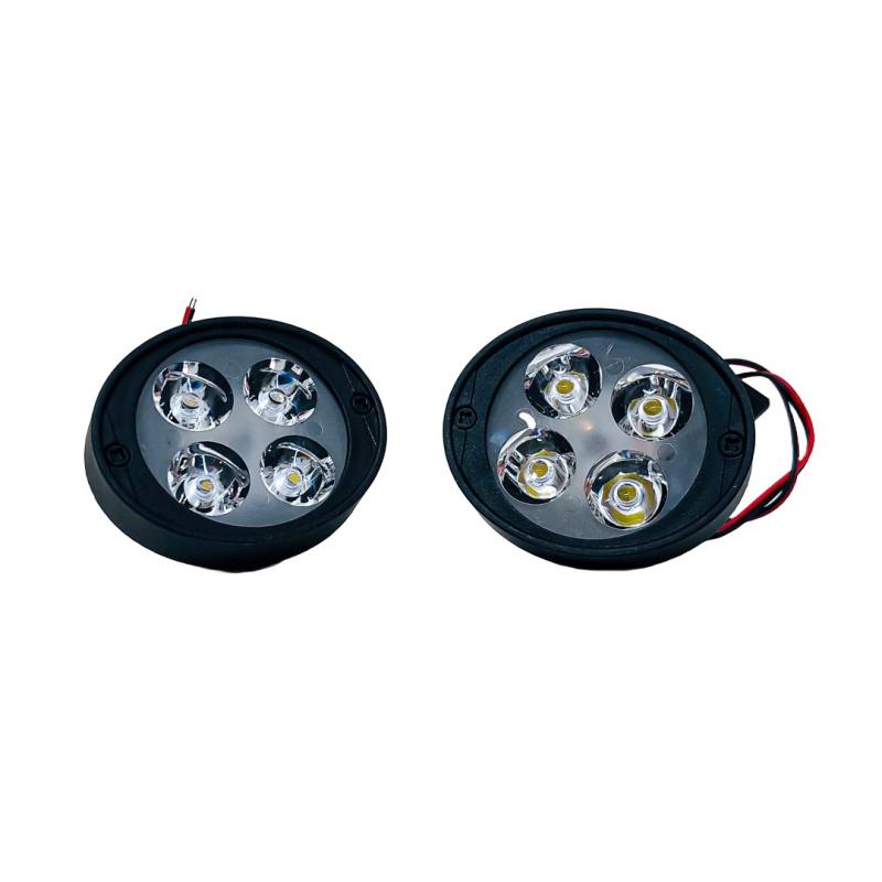 FAROS AUXILIARES 12V 10W 3000 LUX JUEGO 2 UNIDADES