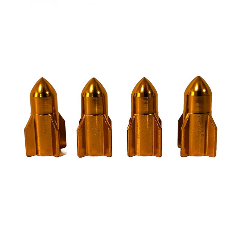 SET X 4 PCS ROCKET DORADAS