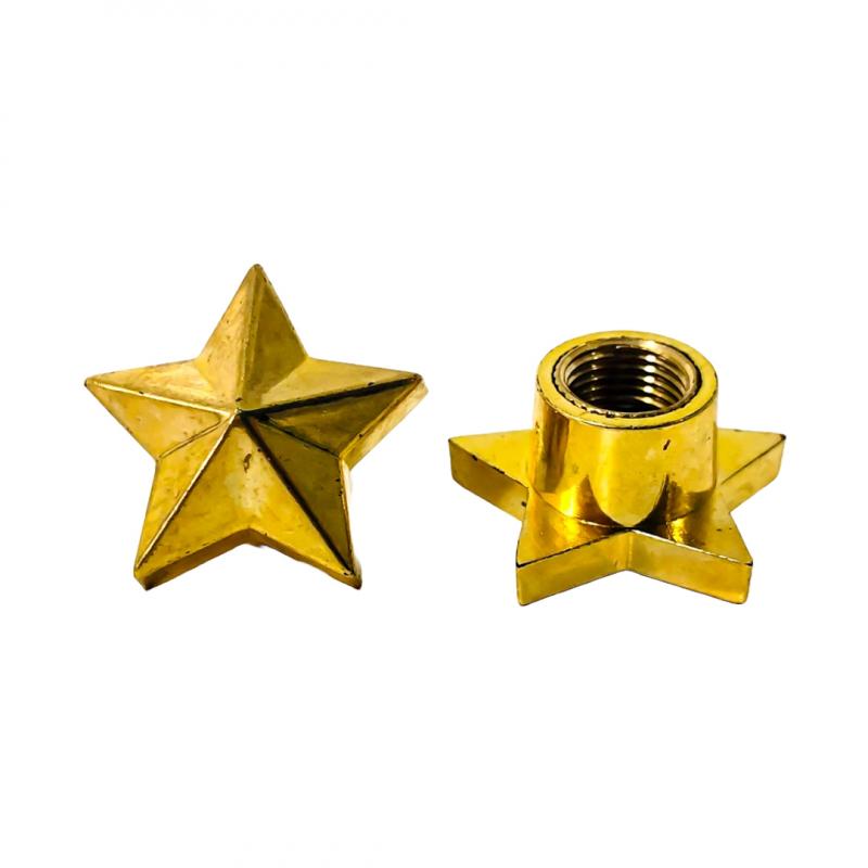 SET X 4 PCS ESTRELLA DORADAS