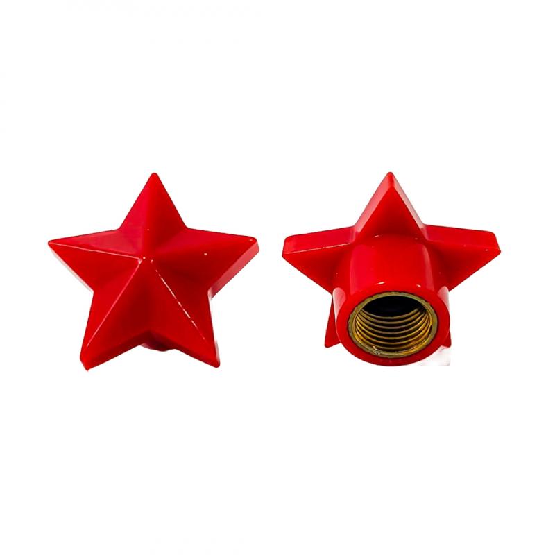 SET X 4 PCS ESTRELLA ROJAS