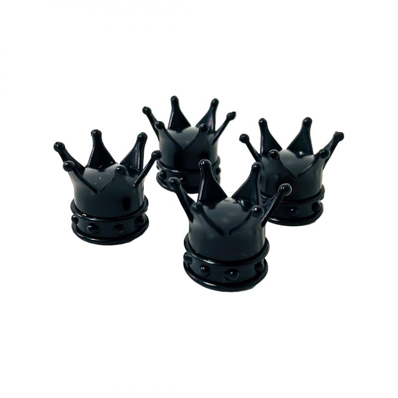 SET X 4 PCS CORONA REY NEGRAS