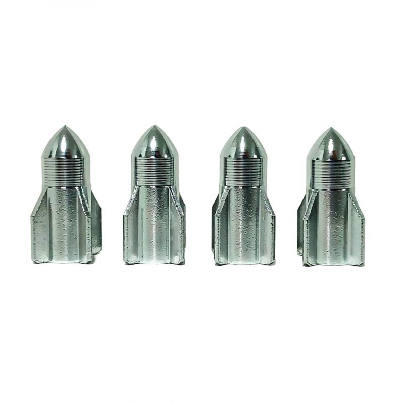SET X 4 PCS ROCKET PLATEADAS
