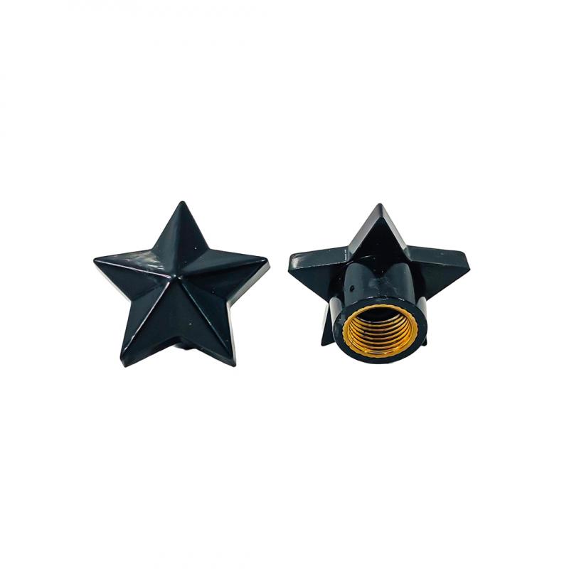 SET X 4 PCS ESTRELLA NEGRAS