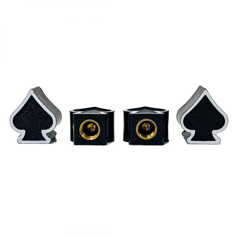 SET X 4 PCS PICS POKER NEGRAS