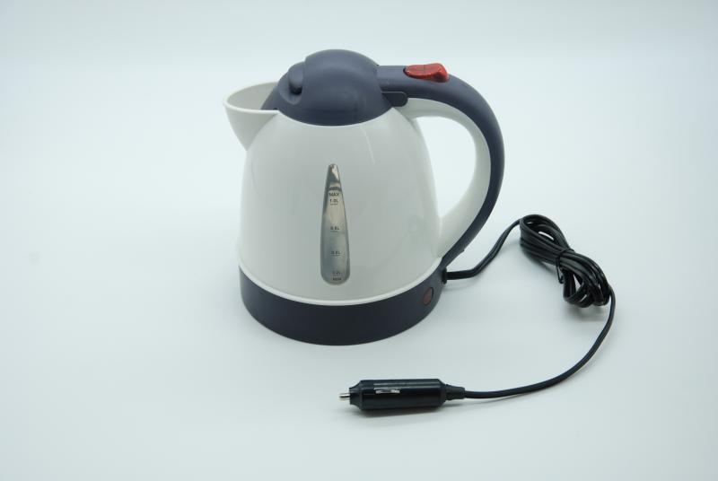 12VDC CAR WATER KETTLE CAPACIDAD 1000 CC CON CONEXION A TOMA 24V