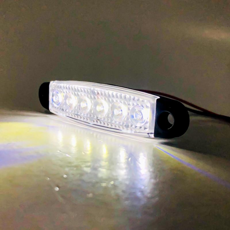 SENALIZACION LATERAL 9,5 CM X 2,1 CM COLOR BLANCO 12V FUNCION FIJA WHITE 12V
