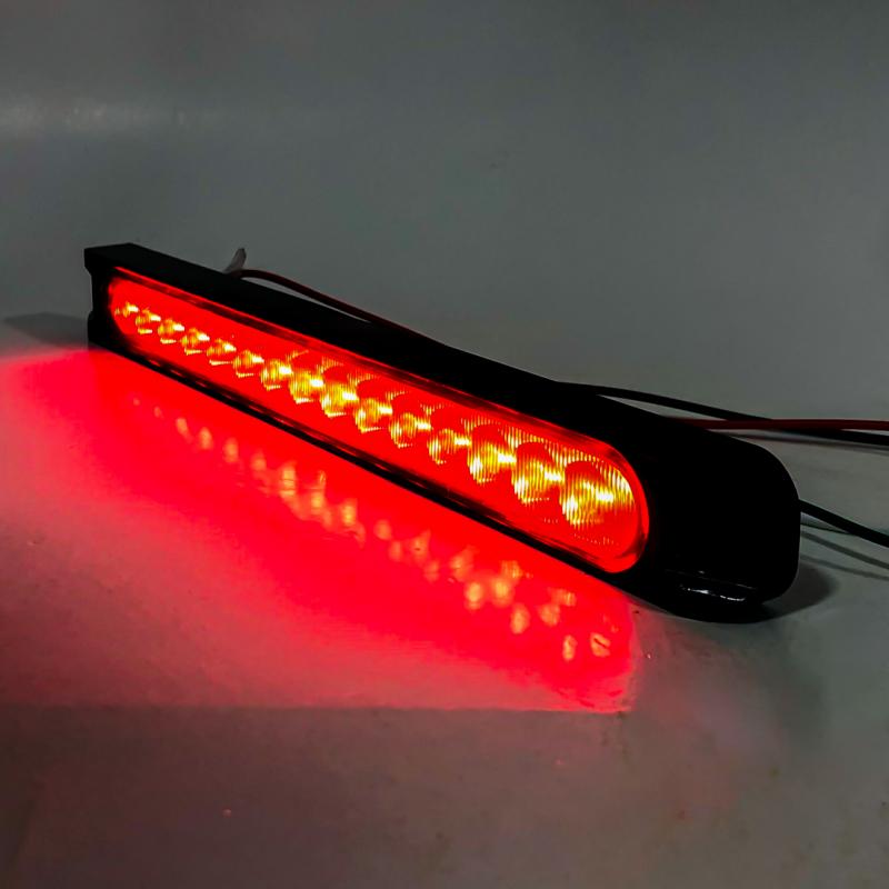 MOLDURA LED 25CM X 2,5 CM COLOR ROJO 12V FUNCION FIJA, SECUENCIAL Y FLASH