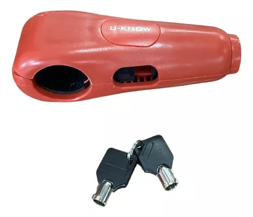 ALARMA PARA MOTO UNIVERSAL PARA FRENOS DE VOLANTE COLOR ROJO