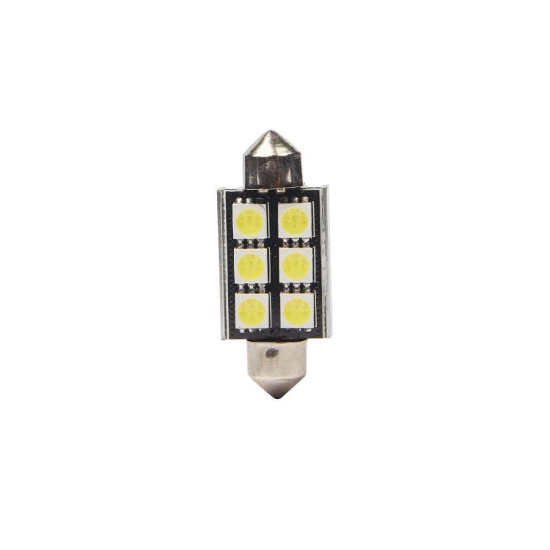 LED TUBULAR 6 LED 39 MM CANBUS 12V